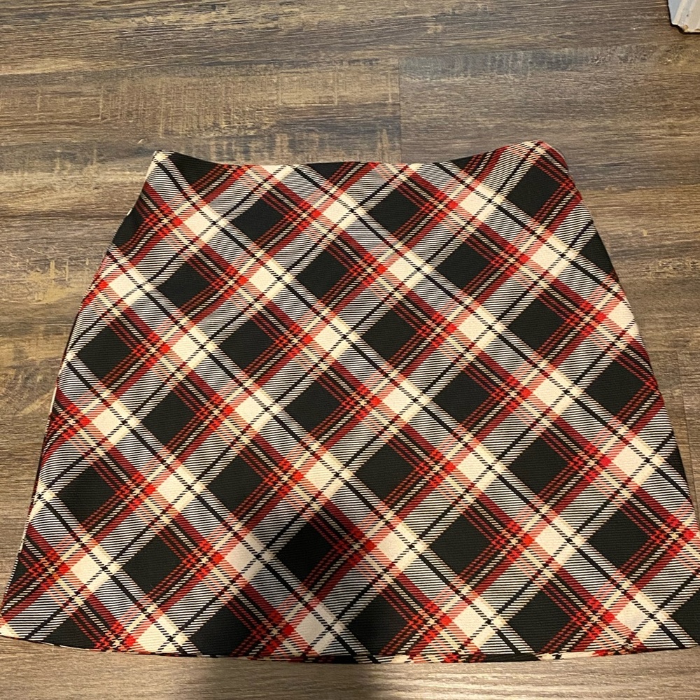 H&M plaid skirt